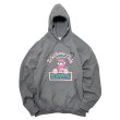 画像1: LABRAT　× foxy illustrations "Telephone Club" Hoodie　charcoal grey (1)