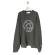 画像1: el conductorH　PD24AC04 PIGMENT DYE COTTON CREWNECK SWEATER 'PENTAGRAM　BK (1)