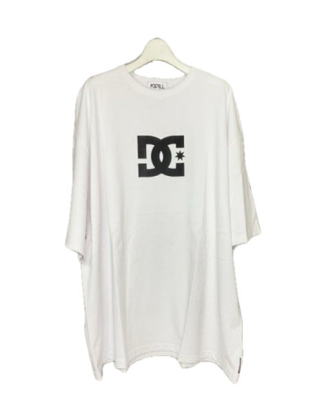 画像1: KIDILL 23AW KL763 SHORT SI FEVE WIDE TEE COLLAB WITH DC SHOES JOKER／WHITE (1)