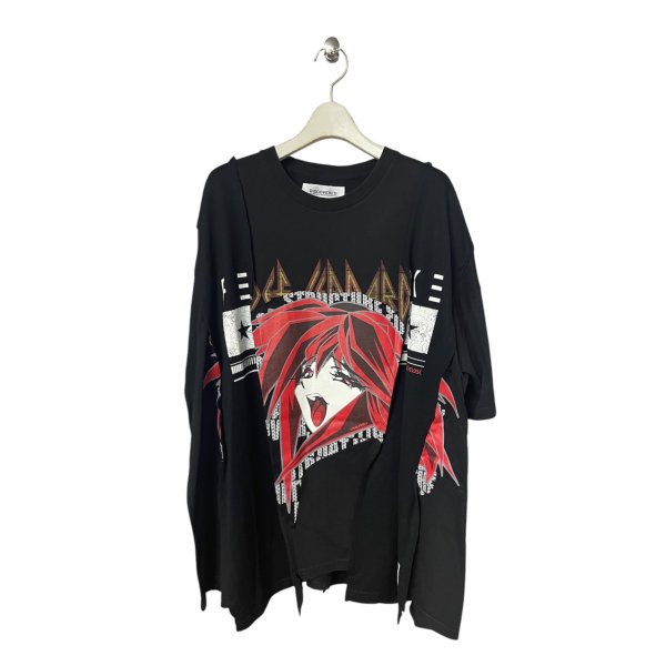 画像1: beauty:beast　bbdc-32100 RE-MAKE S/S TEE TYPE2　BLACK (1)