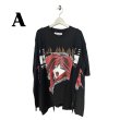 画像3: beauty:beast　bbdc-32100 RE-MAKE S/S TEE TYPE2　BLACK (3)