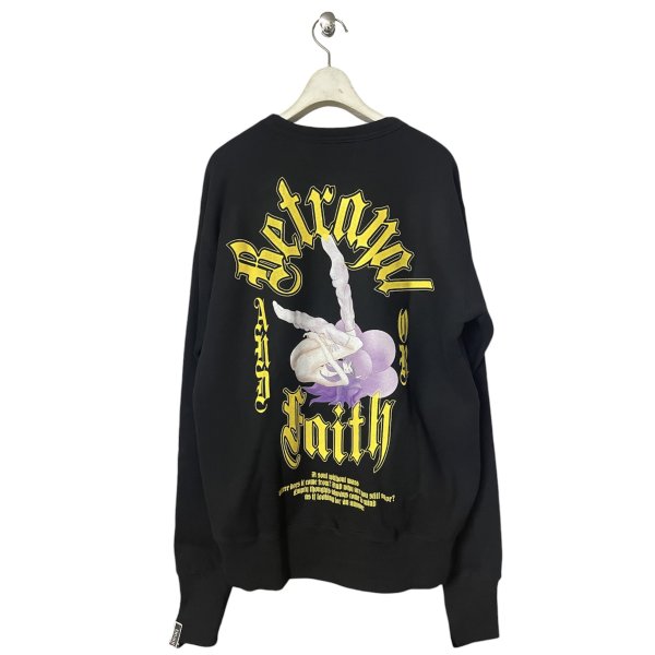 画像1: beauty:beast　bb-32004 CREWNECK SWEAT SHIRT (Primo)　BLACK (1)