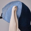 画像2: 【予約発売（2025年2月〜4月入荷予定）】BODYSONG.  25SS　BS250701 VINTAGE DENIM PATCHWORK CAP　BLUE (2)