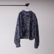 画像1: 【予約発売（2025年2月〜4月入荷予定）】BODYSONG.  25SS　BS250108 MELTED BONDED DENIM FLORAL SHIRT　NAVY (1)