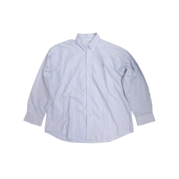 画像1: 【予約発売（2025年3月入荷予定）】el conductorH 25SS　COTTON OXFORD SHIRT　BLUE (1)