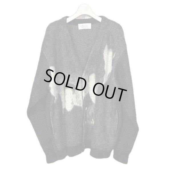 画像1: 【1月15日まで会員様限定20%OFF】Azuma.　24AH-KN-01 MEMBER JACQUARD CARDIGAN BLACK (1)