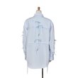 画像3: rurumu: 24AW rrm24AW-SH01 ribbon core detachable shirts　light blue (3)