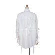 画像3: rurumu: 24AW rrm24AW-SH01 ribbon core detachable shirts　white (3)