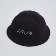 画像1: SAVE SHOCK　SAVE SNOW FLEECE HAT　BLACK (1)