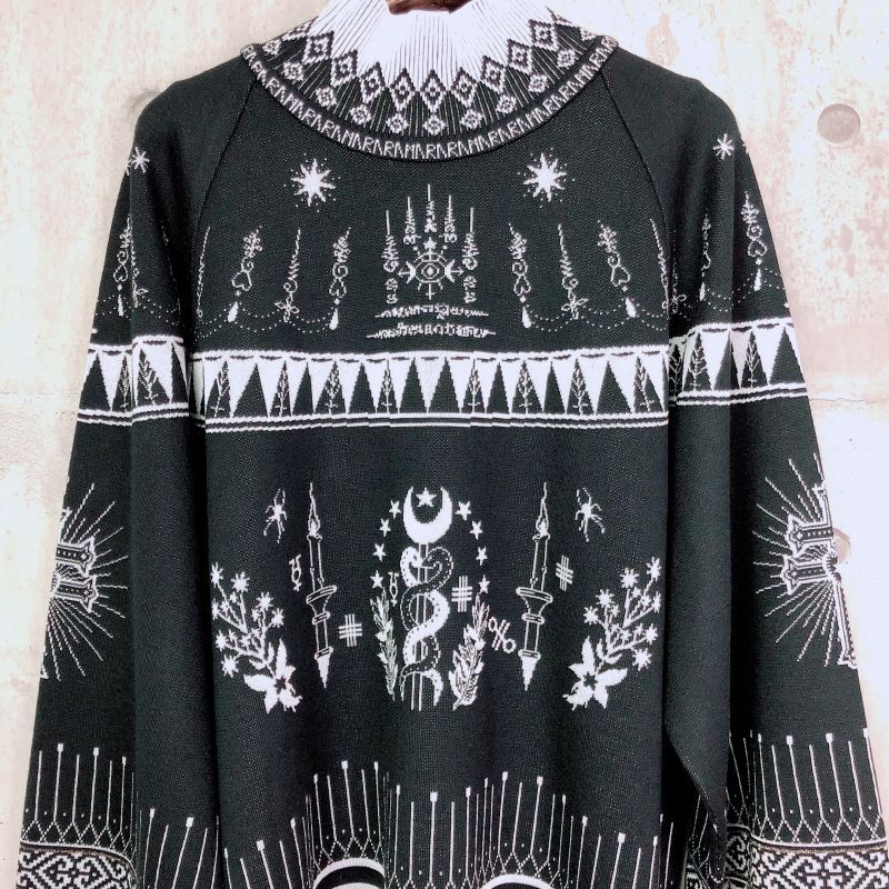 おしゃれ 【新品】rurumu tribal tattoo knit tops ニット | www