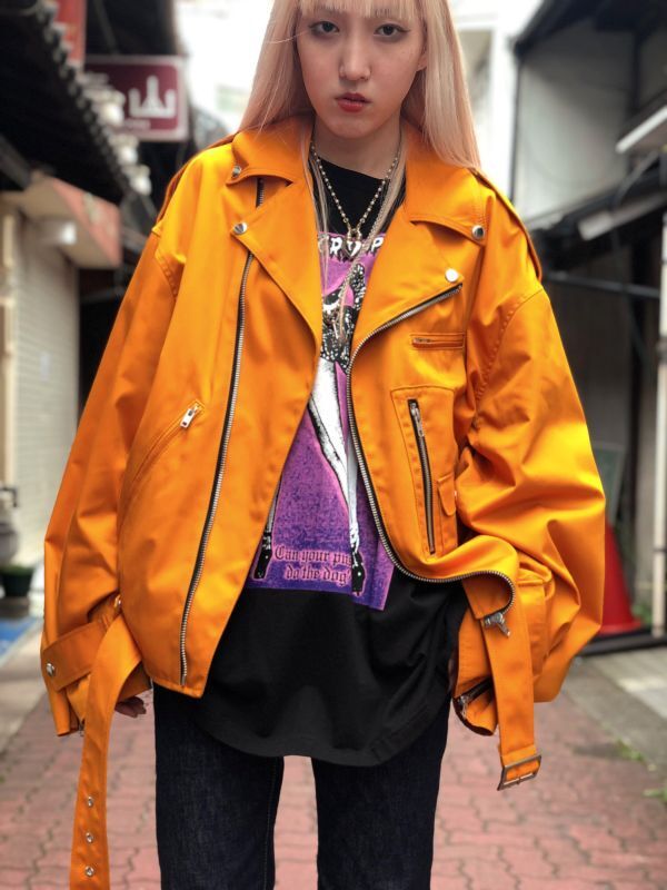 KIDILL 21S/S Riders Jacket ORANGE - boys in the band