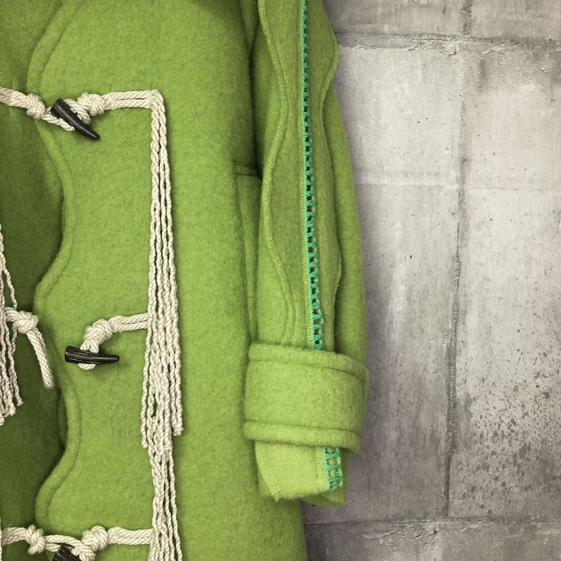 BASEMARK 22BF21 Ladder Embroidery Coat Green