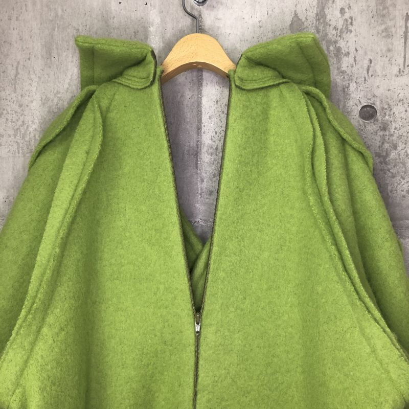 BASEMARK 22BF21 Ladder Embroidery Coat Green