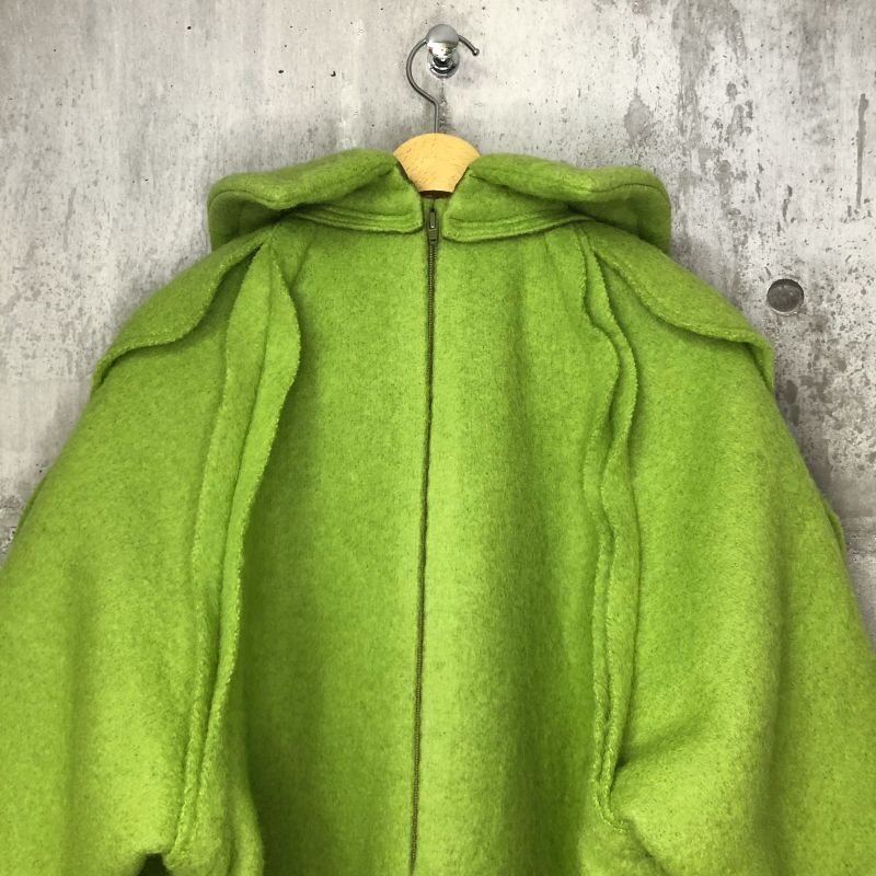 BASEMARK 22BF21 Ladder Embroidery Coat Green